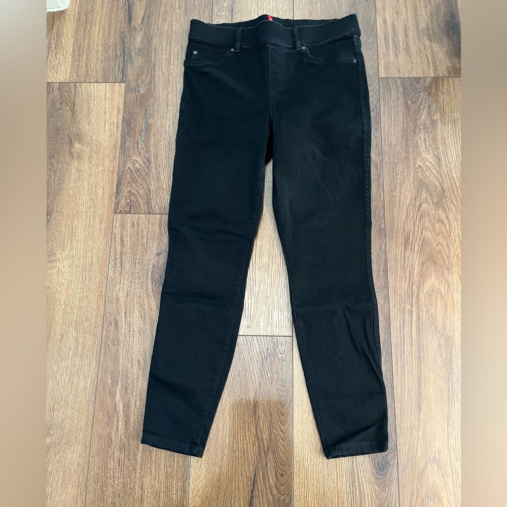 SPANX Womens Black Jeggings Pull On Stretch Slimming Sz.‎ Large